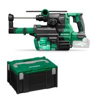 Hikoki DH3628DAW3Z Accu boor-breekhamer | 36 V | 3,2 J | Excl. Lader en accu's | Stofafzuigunit | HSC III koffer DH3628DAW3Z - thumbnail