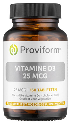 Proviform Vitamine D3 25mcg Tabletten Proviform Vitamine D3 25mcg Tabletten