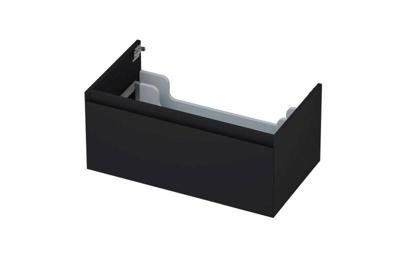 Onderkast INK 1 lade greeploos gelakt 45gr 80 cm x 45 cm x 35 cm Mat zwart 1240176
