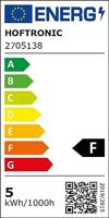 10x E27 LED Lamp - 4,8 Watt 470 lumen - 6500K daglicht wit licht - Grote fitting - Vervangt 40 Watt - G45 vorm - thumbnail