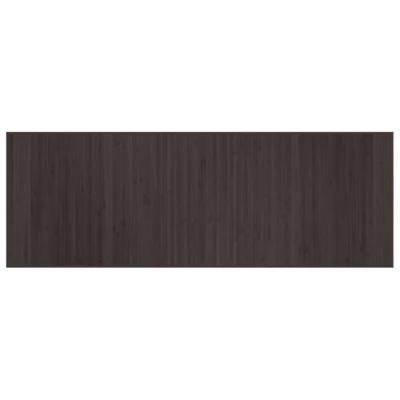 VidaXL Vloerkleed rechthoekig 70x200 cm bamboe donkerbruin
