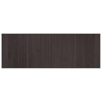 Vloerkleed rechthoekig 70x200 cm bamboe donkerbruin - thumbnail