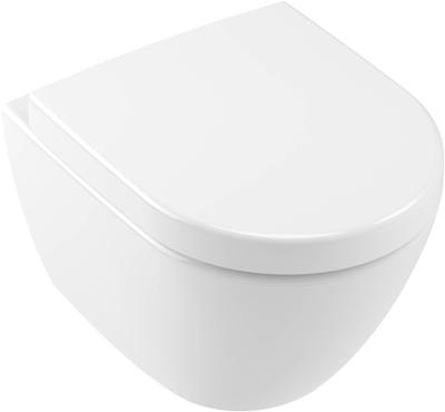 Villeroy & Boch Subway 2.0 wandcloset - diepspoel Compact Randloos DirectFlush 35.5x48cm - ceramic+ wit 5606r0r1