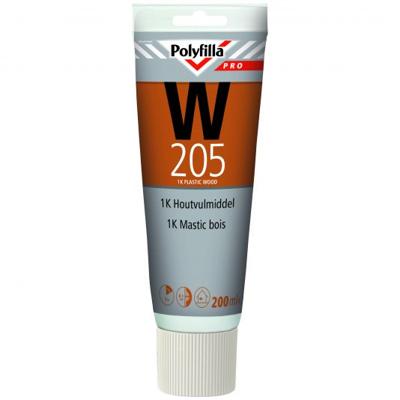 Polyfilla Pro W205 1K Houtvulmiddel - 200 ml