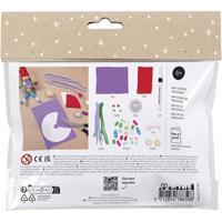 Creativ Company Mini hobbyset decoratie, kerstkabouters, diverse kleuren, 1 doos - thumbnail