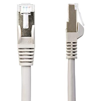 .com 10m CAT6A Ethernet Cable, 10 Gigabit Shielded Snagless RJ45 100W PoE Patch Cord, CAT 6A 10GbE STP Network Cable w/Strain Relief, Grey, Fluke Tested/UL Certified Wiring/TIA - Category 6A - 26AWG (6ASPAT10MGR) - Verbindingskabel - RJ-45 (M) naar RJ-45 (...