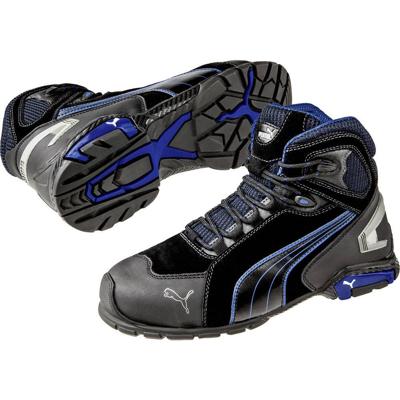 PUMA Rio Black Mid 632250-43 Hoge veiligheidsschoenen S3 Schoenmaat (EU): 43 Zwart, Blauw 1 stuk(s) PUMA Rio Black Mid 632250-43 Hoge veiligheidsschoenen S3 Schoenmaat (EU): 43 Zwart, Blauw 1 stuk(s)
