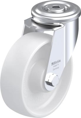 Blickle LER-PO 150R Zwenkwiel Wieldiameter: 150 mm Draagvermogen (max.): 300 kg 1 stuk(s)