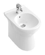 Villeroy & Boch O.novo staand bidet met overloop 1 kraangat wit 54610001