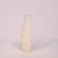 Felicia 3D wandvaas 18x8x5cm Wit - thumbnail