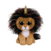 TY Beanie Knuffel Leeuw met Gouden Hoorn Ramsey 15 cm - thumbnail