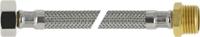 Flexibele aansluitslang - rvs gevlochten - binnendraad x buitendraad - 1/2 - DN8 - lengte 35cm - thumbnail