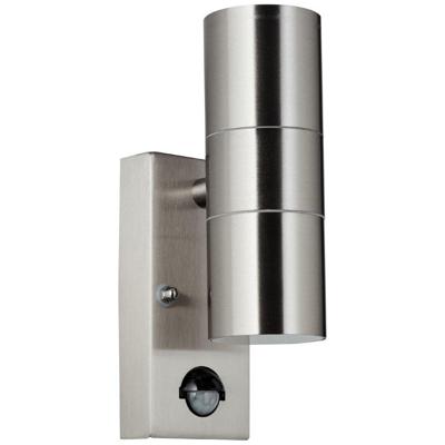 Brilliant WandlampHanni Up - Down met bewegingssensor RVS - 96418/82