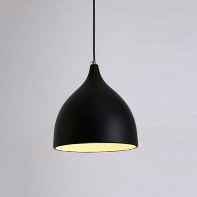 YWXLight restaurant kroonluchter eenvoudige moderne single-hoofd eetkamer tafel lamp Fashion gangpad woonkamer Bar (zwart)