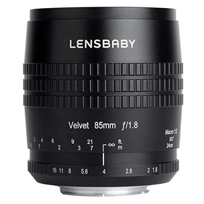 Lensbaby Velvet 85 zwart Fuji