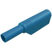 SKS Hirschmann LAS S G Veiligheids-lamellenstekker Stekker, recht Stift-Ø: 4 mm Blauw 1 stuk(s) - thumbnail