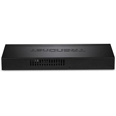 TRENDnet 8-poorts gigabit lange afstand Poe+-schakelaar, TPE-LG80, 65 W Poe budget, Ethernet/netwerkschakelaar, lange afstand Poe+ breidt bereik uit tot 200 m (656 ft), 16 Gbps schakelcapaciteit