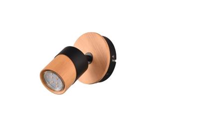 Trio Plafondlamp hout met zwartAruni - 801170132 Trio Plafondlamp hout met zwartAruni - 801170132