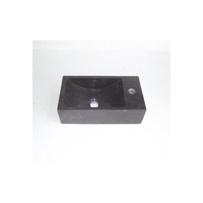 Plieger Stone fontein met kraangat rechts 40x22cm antraciet KE4022BS-R