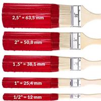 30-delige Verfkwast-set - 5 verschillende maten - thumbnail