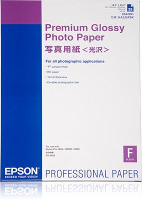 Epson S042091 Premium Glossy Photo Paper A2 255g 25 vel Epson S042091 Premium Glossy Photo Paper A2 255g 25 vel