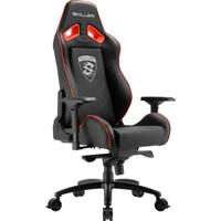 Sharkoon SKILLER SGS3 PC-gamestoel Gecapitonneerde zitting Zwart, Rood - thumbnail