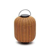 Kave Home Oplaadbare Tafellamp 'Saranella' Rotan, 37cm hoog, kleur Bruin - thumbnail