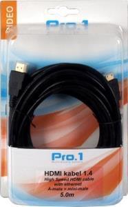 Enzo Pro-1 HDMI kabel male naar mini HDMI 5 meter - 9285044