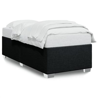 Bedframe zonder matras 80x200 cm stof zwart