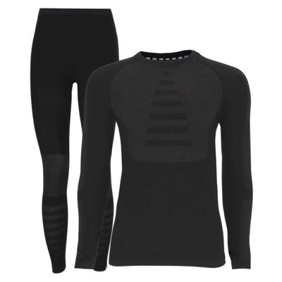 STAPP Heat Thermoset Heren Merino Wol - Thermoshirt + Thermolegging - Zwart-L STAPP Heat Thermoset Heren Merino Wol - Thermoshirt + Thermolegging - Zwart-L