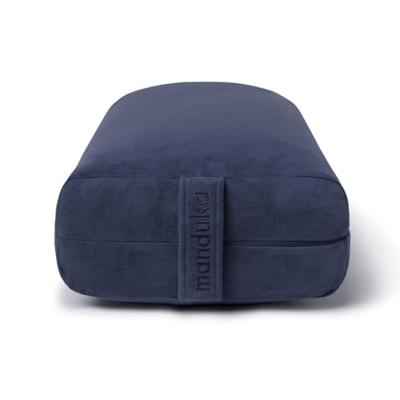 Manduka Yoga Bolster Midnight - Blauw - Rechthoekig Katoen - Effen -  71 x 30 x 12 cm