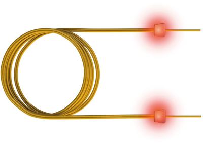 saCon glasvezel LED patchkabel duplex 9/125µm OS2, LC/LC, geel, 10 m saCon glasvezel LED patchkabel duplex 9/125µm OS2, LC/LC, geel, 10 m
