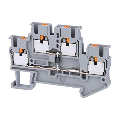 Phoenix Contact 3210923 Doorgangsserieklem 5.2 mm Snelaansluiting Grijs 50 stuk(s)