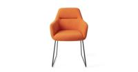 Jesper Home Kinko eetkamerstoel Tangerine slide black - thumbnail