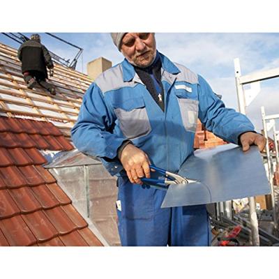 Erdi Ideaalplaatschaar | lengte 280 mm links | staal max. 1 mm | RVS max. 0,8 mm | 1 stuk - D216-280L - D216-280L