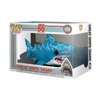 Jaws (50th Anniversary) Funko Pop Vinyl: Great White Shark (Retro)(Super Sized) - thumbnail