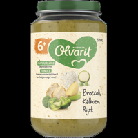 Olvarit 6m+ Broccoli Kalkoen Rijst - thumbnail