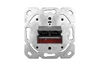 Kathrein ESN 100 Netwerkdoos Inbouw (in muur) Inzet met centraalstuk en frame CAT 6A Zuiver wit (RAL 9010) - thumbnail