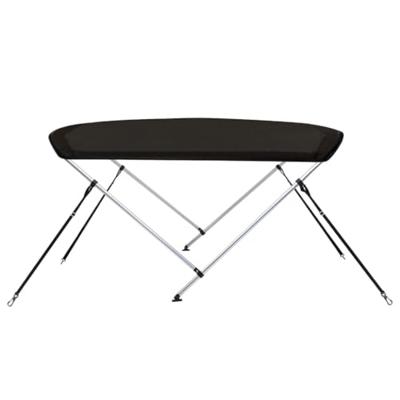 VidaXL Biminitop 2 bogen 180x130x110 cm zwart VidaXL Biminitop 2 bogen 180x130x110 cm zwart