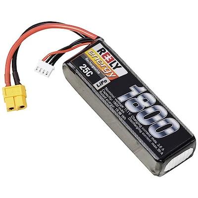 Reely LiPo accupack 11.1 V 1800 mAh Aantal cellen: 3 25 C Softcase XT60 Reely LiPo accupack 11.1 V 1800 mAh Aantal cellen: 3 25 C Softcase XT60