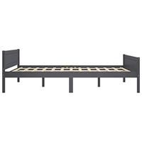 Bedframe massief grenenhout grijs 120x200 cm - thumbnail