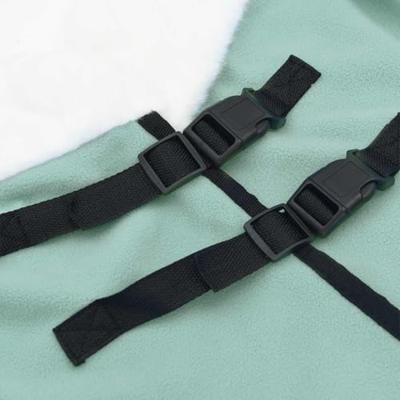 VidaXL Paardendeken volledig donkergroen 145 cm polar fleece