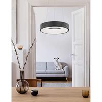 Lyora HanglampRando Thin zwart Ø 38cm - 9453431 - thumbnail