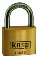 Kasp K12530 Hangslot 30 mm Verschillend sluitend Goud-geel Sleutelslot - thumbnail