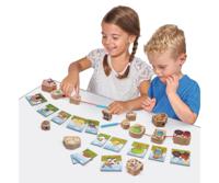 Janod Eichhorn houten rijgspel 13dlg. - thumbnail