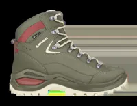 Lowa Renegade Evo GTX Mid Hoge Wandelschoen Dames Grey Green/Panna 7 - thumbnail