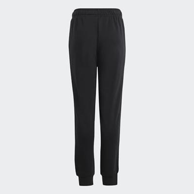 adidas Essentials Big Logo Joggingbroek Kids Zwart Wit