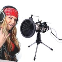 PS-5 universele Live uitgezonden beugel statief houder met Anti-spray Net & microfoon Clip & Shockproof Clip voor iPhone Galaxy Sony Lenovo HTC - thumbnail