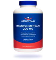 Magnesium citraat 200mg 240 Tabletten - thumbnail