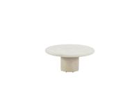Hampton coffee tafel zand rond mortex dia. 80 cm 4SO - 4so - thumbnail